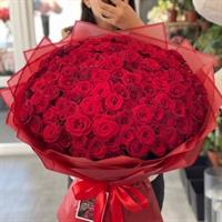 Bouquet of 101 red roses - Queen photo report 6