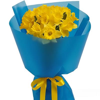 Букет з 21 нарциса. Букет з 21 нарциса.