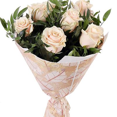 Bouquet of 7 cream roses - Fiesta  Bouquet of 7 cream roses - Fiesta