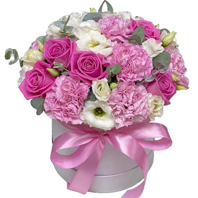 Tender box with fragrant flowers Tender box with fragrant flowers