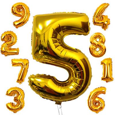 Повітряна кулька у вигляді цифри Повітряна кулька у вигляді цифри