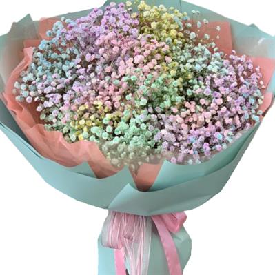 Повітряний букет з 9 гілок гіпсофіли Повітряний букет з 9 гілок гіпсофіли