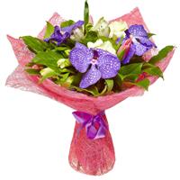 Bouquet of Alstroemeria and Vanda