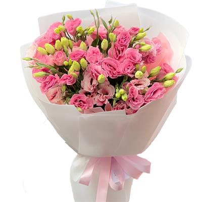 Bouquet of pink eustoma Bouquet of pink eustoma
