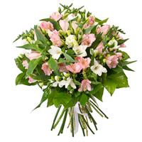 Bouquet of alstroemeria and freesia