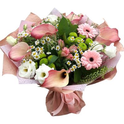 Букет з калл і гербер Букет з калл і гербер