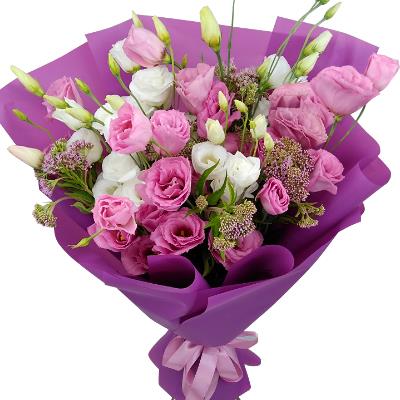 Cute bouquet of eustoma  Cute bouquet of eustoma