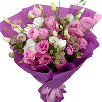 Cute bouquet of eustoma  Cute bouquet of eustoma