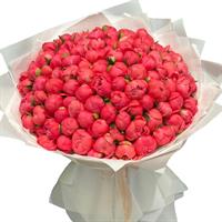 bouquet of 51 roses and champagne
