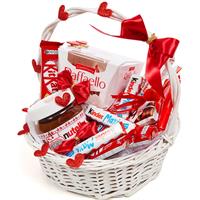 Basket with various sweets
