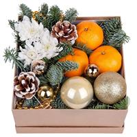 Новорічна подарункова коробка Новорічна подарункова коробка