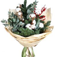 Зимовий букет з ілексом Зимовий букет з ілексом