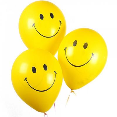 3 balloons - Smileys  3 balloons - Smileys