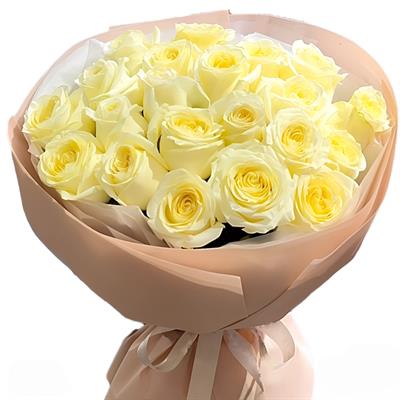 Bouquet of 19 cream roses Bouquet of 19 cream roses
