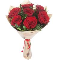 Bouquet of 7 red roses