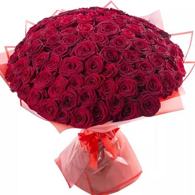 Bouquet of 101 red roses