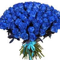 101 синяя роза