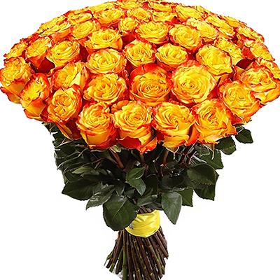 Bouquet of 101 yellow roses imported Bouquet of 101 yellow roses imported