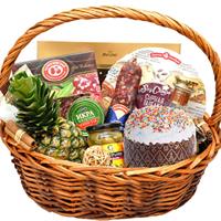 Подарункова корзина смаколиків до Великодня Подарункова корзина смаколиків до Великодня