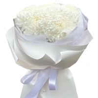A bouquet of 5 white chrysanthemums A bouquet of 5 white chrysanthemums
