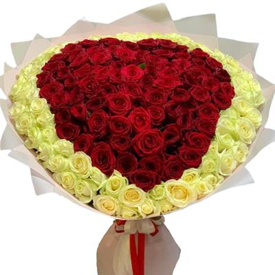 151 roses in the shape of a heart 151 roses in the shape of a heart