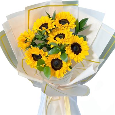 Букет з 7 соняшників Букет з 7 соняшників