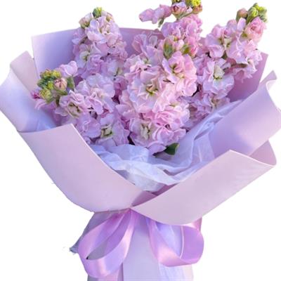 Мини букет из 5 веток маттиолы Мини букет из 5 веток маттиолы