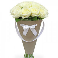 Elegant bouquet in a cone