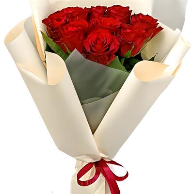 Bouquet of 9 Ecuadorian Roses Bouquet of 9 Ecuadorian Roses