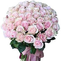 Букет из 41 розовой розы