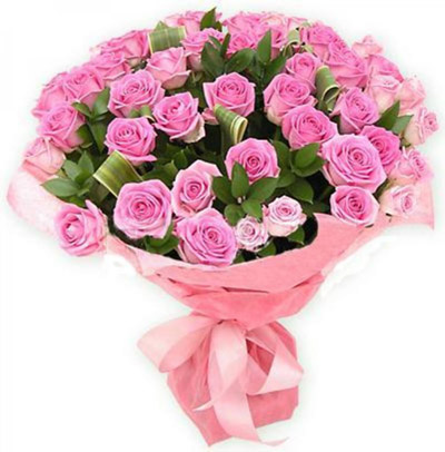Chic bouquet of 51 roses Chic bouquet of 51 roses